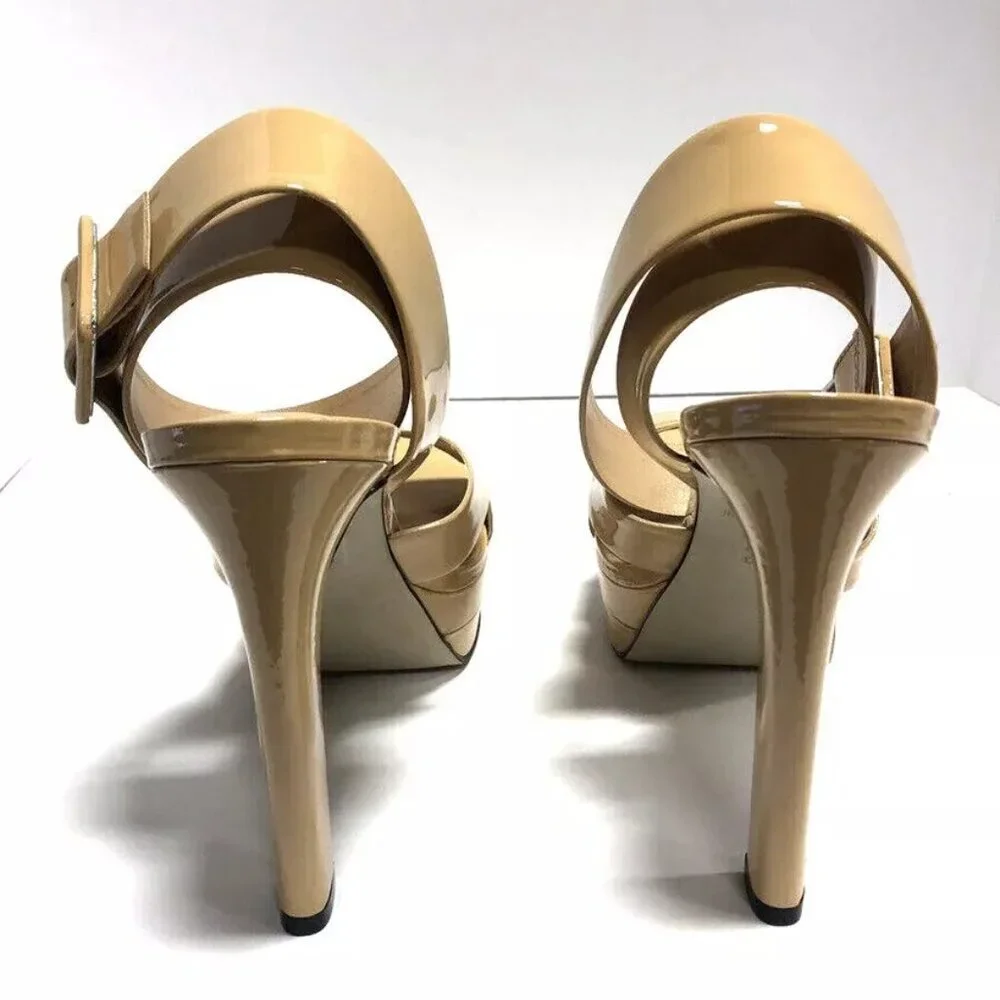 Massimo Matteo Women’s Henrika Nude Pump Heels, Size 8.5M